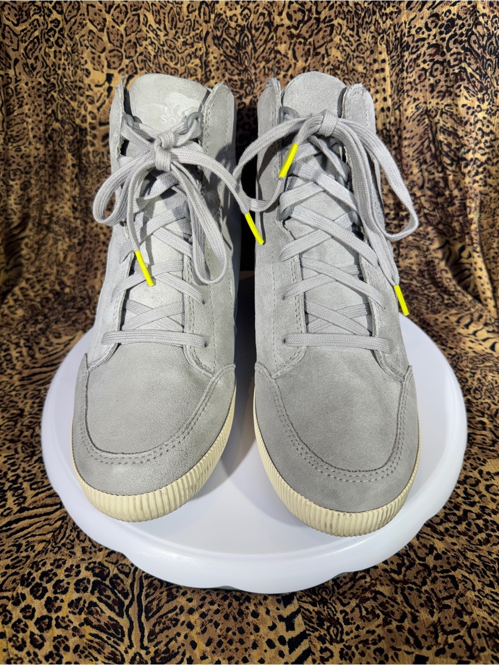 Sorel Out N About Wedge Dove Quarry Waterproof Heels